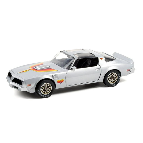 1977 Pontiac Firebird "Fire AM" By Very Special Design (VSE) T-Top, Silver - Greenlight 19101 - 1/18 scale Diecast Model Toy Car