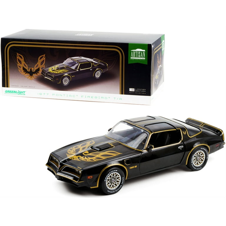 1977 PONTIAC FIREBIRD T/Aの1/18スケールモデル 1977 Pontiac Firebird T/A Trans Am Starlite Black with