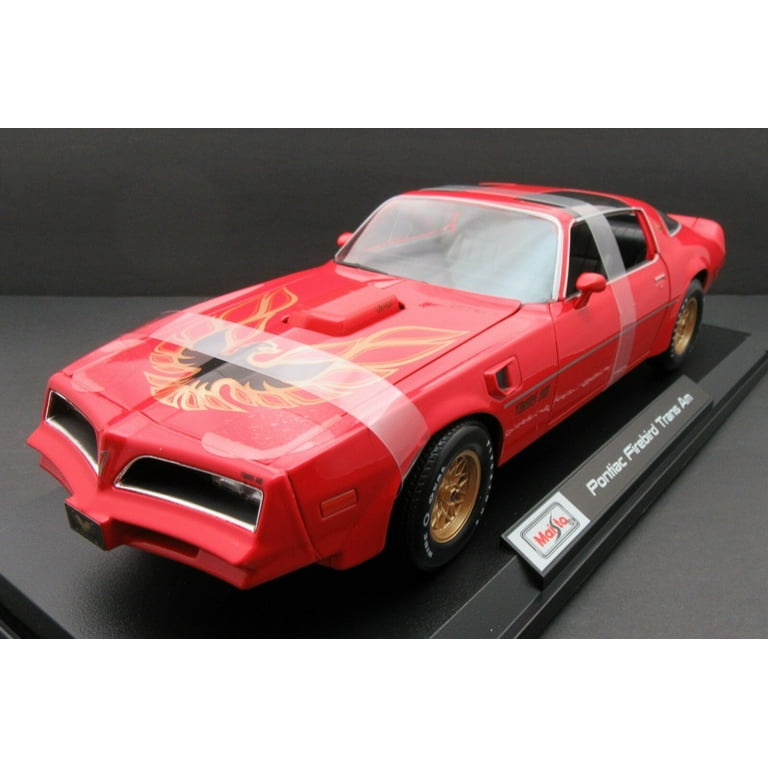 Maisto 1/18 Firebird Trans Amトランザム 1977 Pontiac Firebird Trans Am Red 1:18 Metal Die Cast