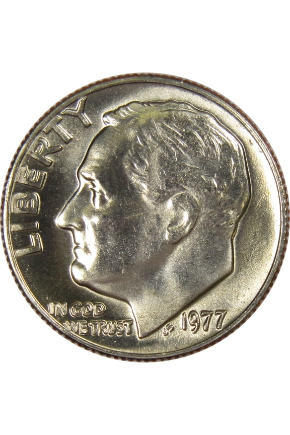 1977 Roosevelt Dime BU Uncirculated Mint State 10c US Coin Collectible