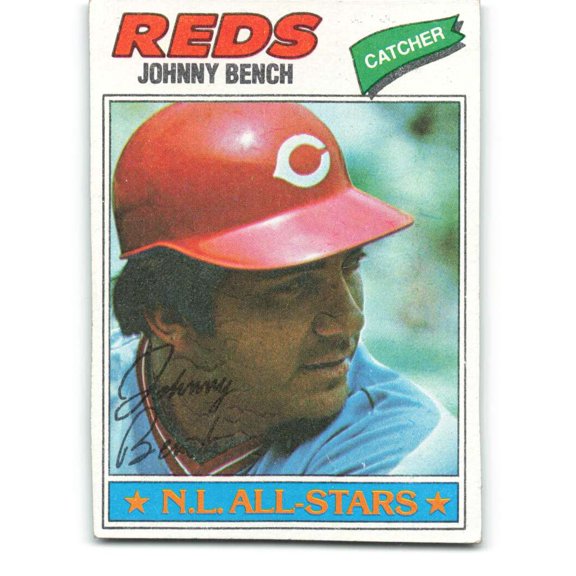 1977 Topps #70 Johnny Bench EX/NM Cincinnati Reds Baseball