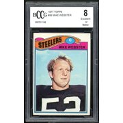 1977 Topps #99 Mike Webster Rookie Card BGS BCCG 8 Excellent+