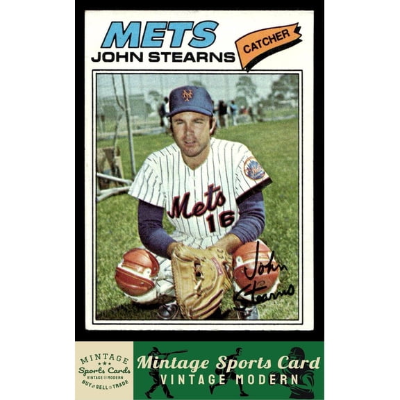 1977 Topps John Stearns New York Mets #119 Baseball Card