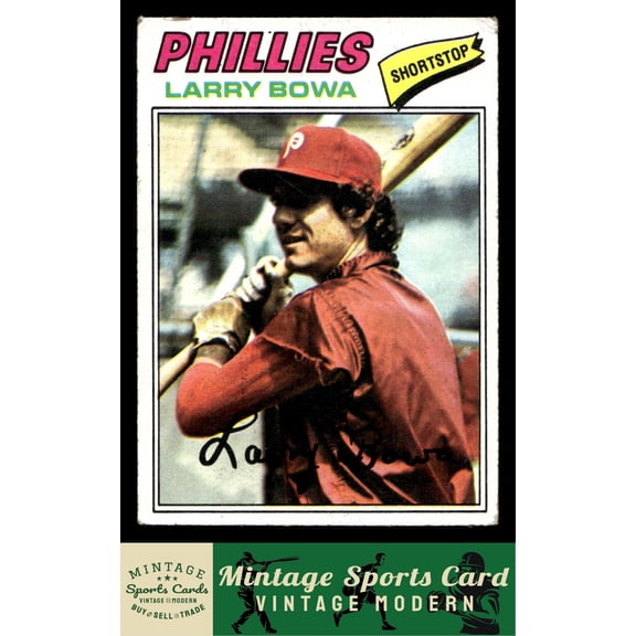 1977 Topps Larry Bowa #310 Philadelphia Phillies Baseball Card