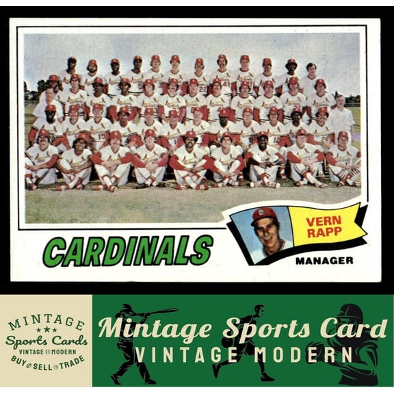1977 Topps St. Louis Cardinals Vern Rapp #183 Baseball Card