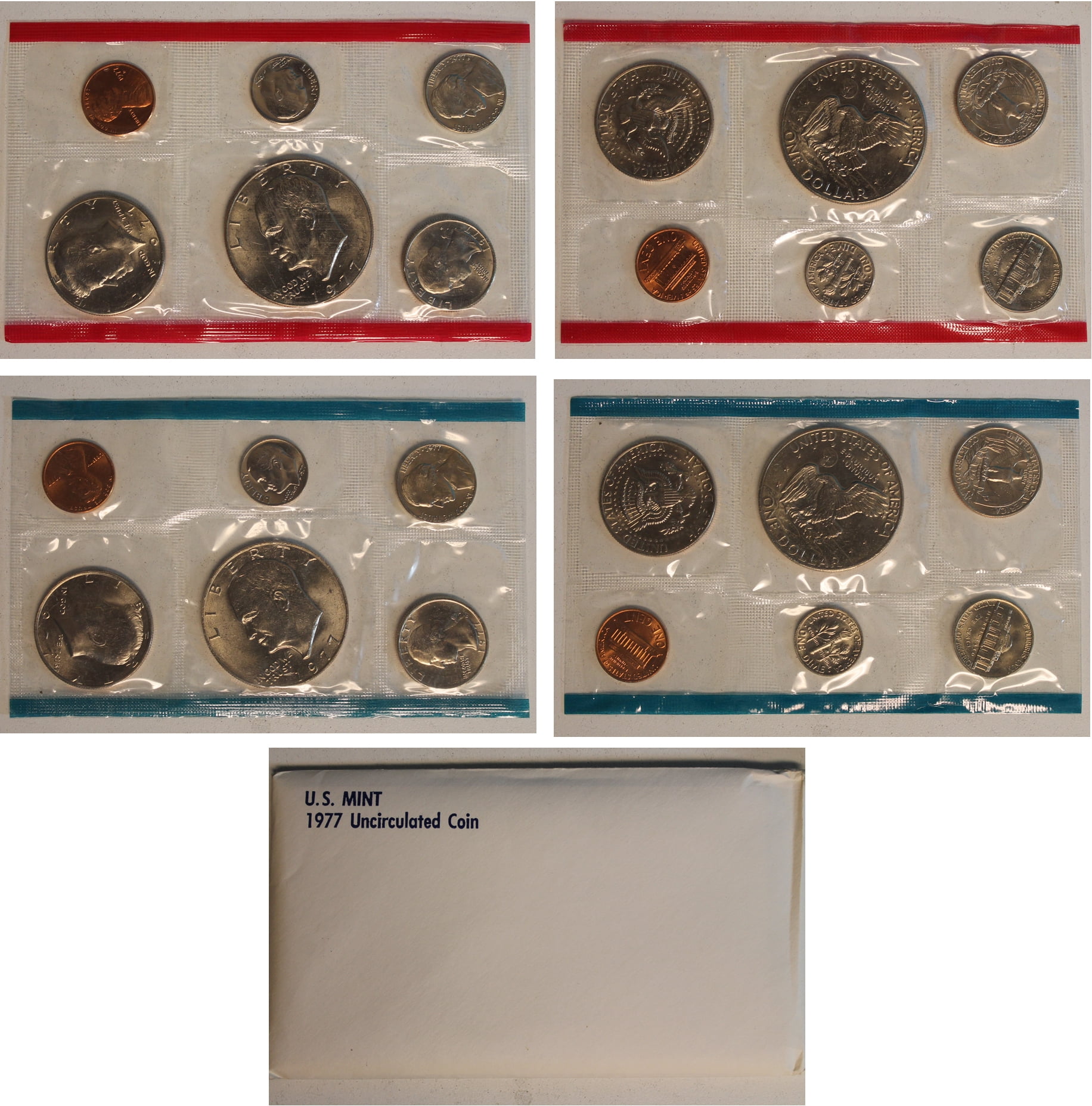 1977 U.S. Mint Set – 12 Coins – Collectible OGP Set (Includes ...