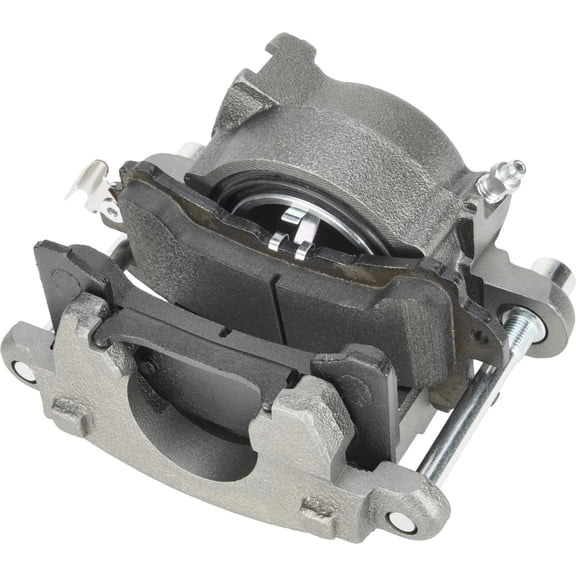 Speedway Motors 1978-1988 GM Metric Front Brake Caliper LH, 2.38-Inch Single Piston with 10mm x 1.5 Inlet, 5.5-Inch Mount Spacing, Lightweight Replacement for GM Midsize Cars