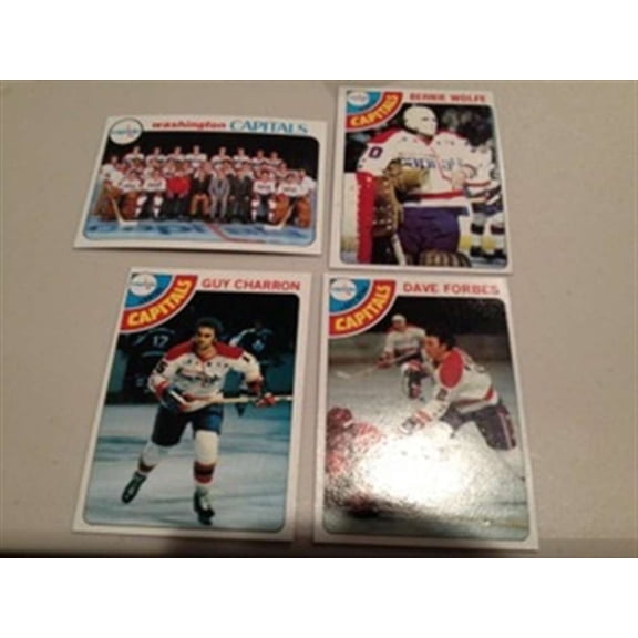 1978-79 Topps Washington Capitals Team Set NM-MT 8 Cards