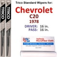 thumbnail image 1 of 1978 Chevrolet C20 Wiper Blades (Set of 2), 1 of 4