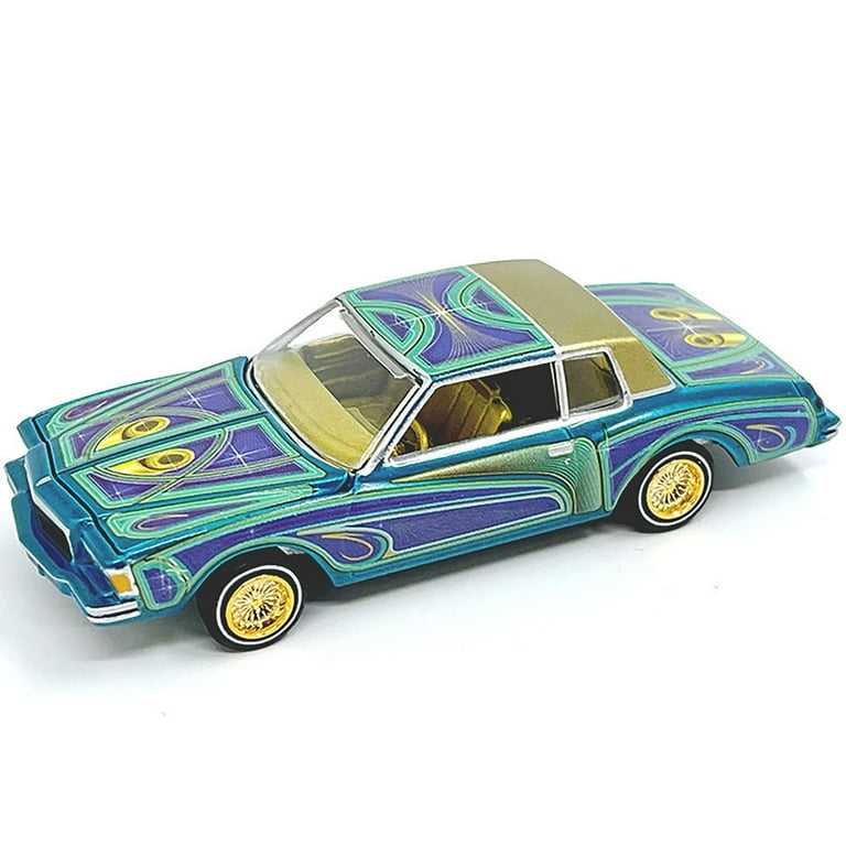 1978 Chevrolet Monte Carlo Lowrider Blue Metallic with Graphics