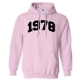 thumbnail image 1 of 1978 College Style Hoodie Sweatshirt Unisex Small Pink, 1 of 5