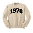 thumbnail image 1 of 1978 College Style Sweatshirt Unisex Large Sand, 1 of 5
