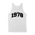 thumbnail image 1 of 1978 College Style Tank Top Unisex Small White, 1 of 5