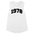 thumbnail image 1 of 1978 College Style Women's Muscle Tank Large White, 1 of 5