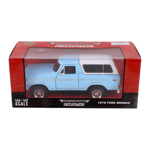 1978 Ford Bronco, Blue - Showcasts 71373WBU - 1/24 Scale Diecast Model Car