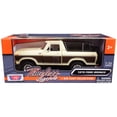 thumbnail image 1 of 1978 Ford Bronco Ranger XLT w/Spare Tire Cream & Brown w/Black Camper Shell "Timeless Legends" 1/24 Diecast Model Car Motormax, 1 of 3