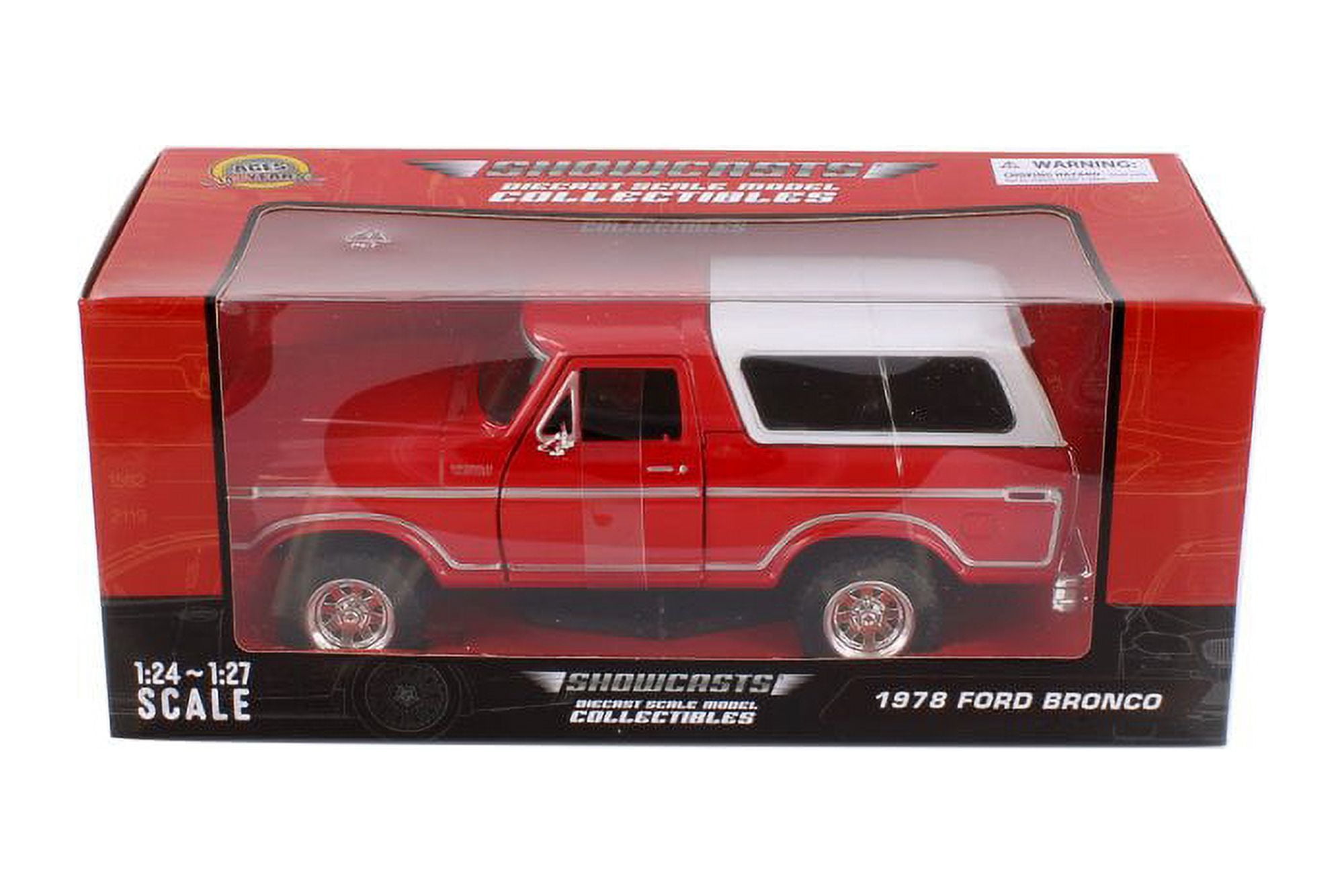 1978 Ford Bronco, Red - Showcasts 71373WR - 1/24 Scale Diecast Model Car