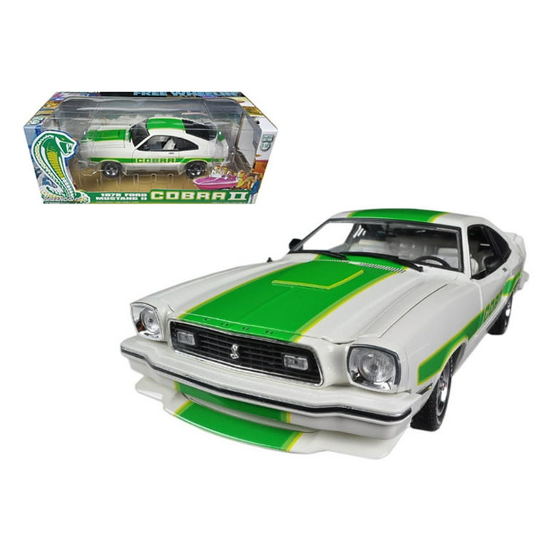 1978 Ford Mustang II Cobra II Free Wheelin White with Green