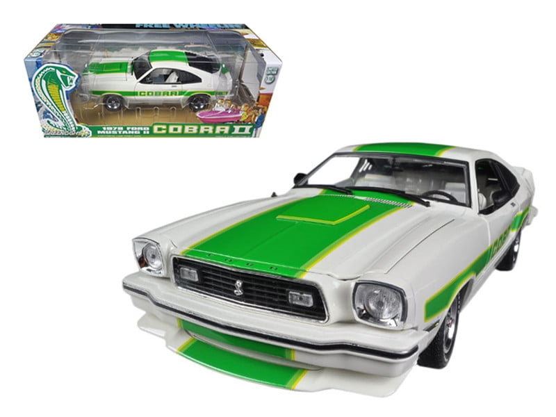 1978 Ford Mustang II Cobra II Free Wheelin White with Green