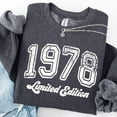 thumbnail image 1 of 1978 Limited Edition Sweatshirt: Vintage 70S Birthday Sweatshirt All Size S-5XL, 1 of 5