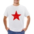 thumbnail image 1 of 1978 Red Star Men’s Graphic T-shirt Vintage Short Sleeve Sport Tee White 3XL, 1 of 5