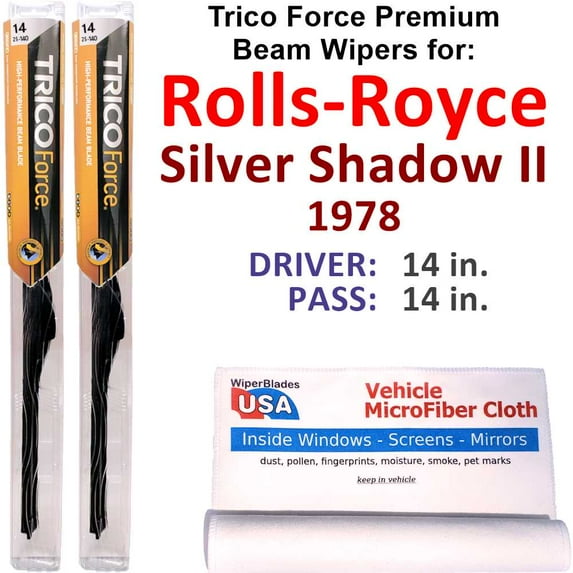 1978 Rolls-Royce Silver Shadow II Performance Beam Wipers (Set of 2)