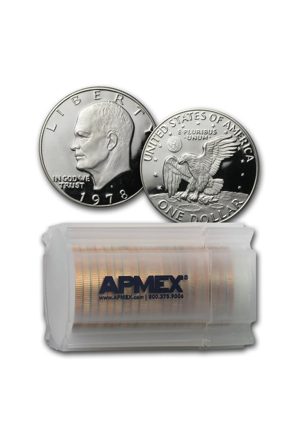 1978-S Clad Eisenhower Dollar 20-Coin Roll Gem Proof
