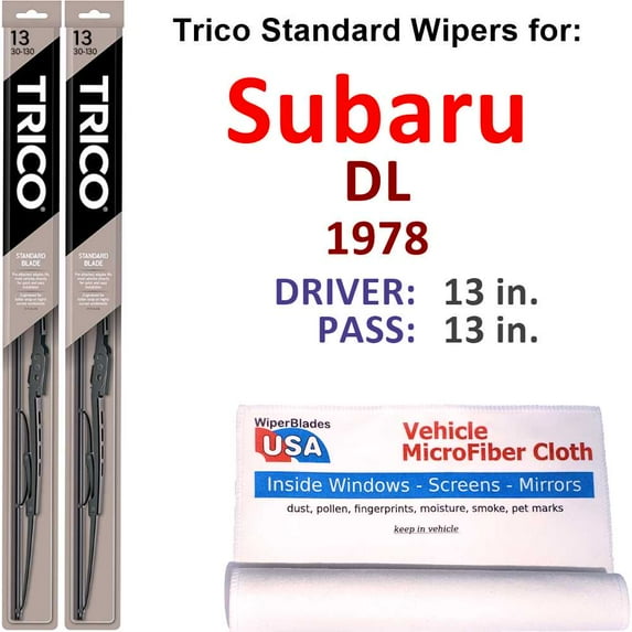 1978 Subaru DL Wiper Blades (Set of 2)