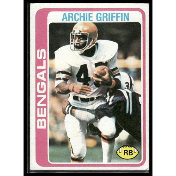 1978 Topps Archie Griffin #55 Cincinnati Bengals Football Card