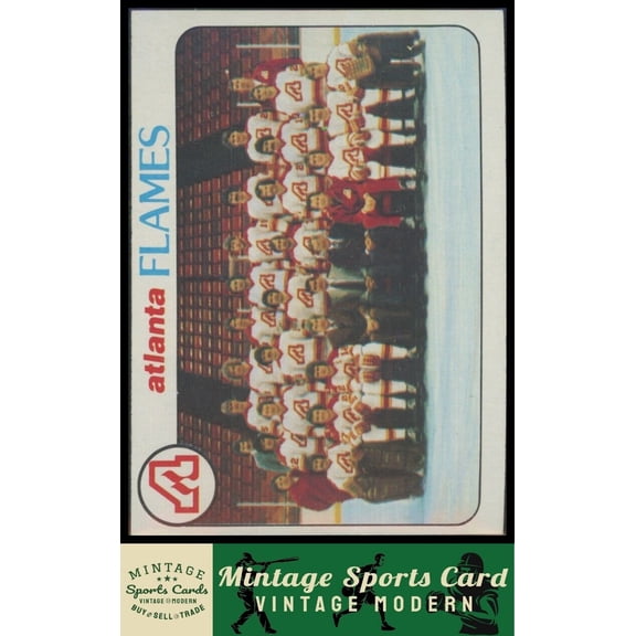 1978 Topps Atlanta Flames Team CL #192 Unmarked