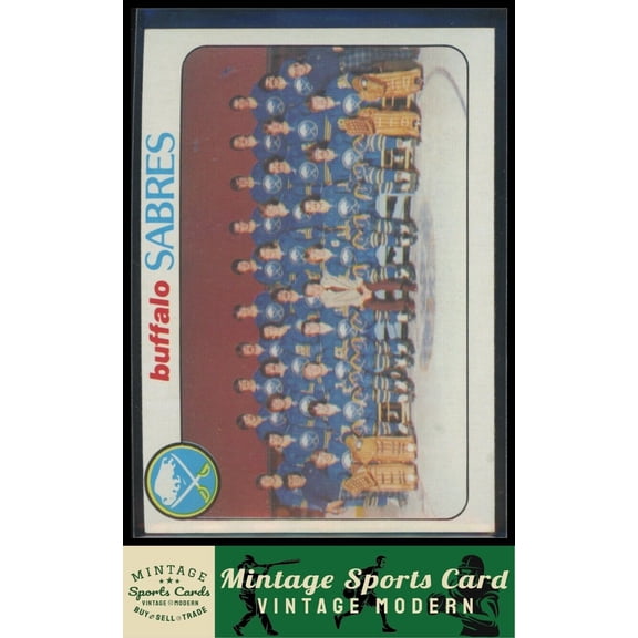 1978 Topps Buffalo Sabres Team CL #194 Unmarked