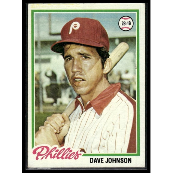 1978 Topps Dave Johnson Philadelphia Phillies #317 Baseball Card