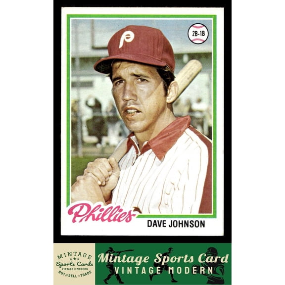 1978 Topps Dave Johnson #317 Philadelphia Phillies Baseball Card
