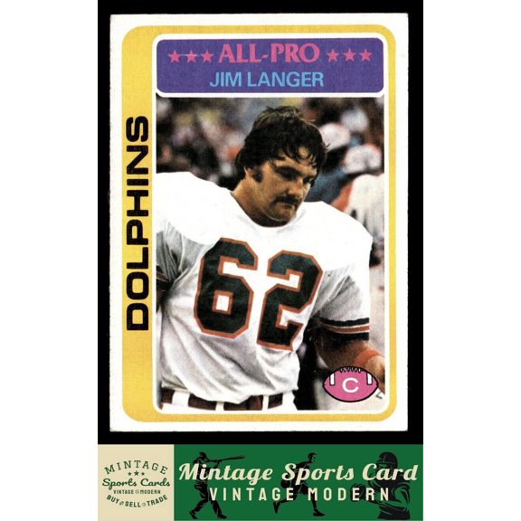 1978 Topps Jim Langer #70