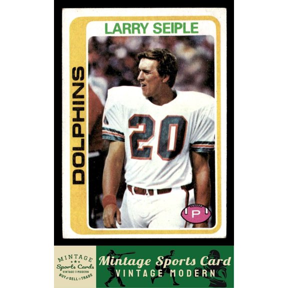 1978 Topps Larry Seiple #273 Miami Dolphins Football Card