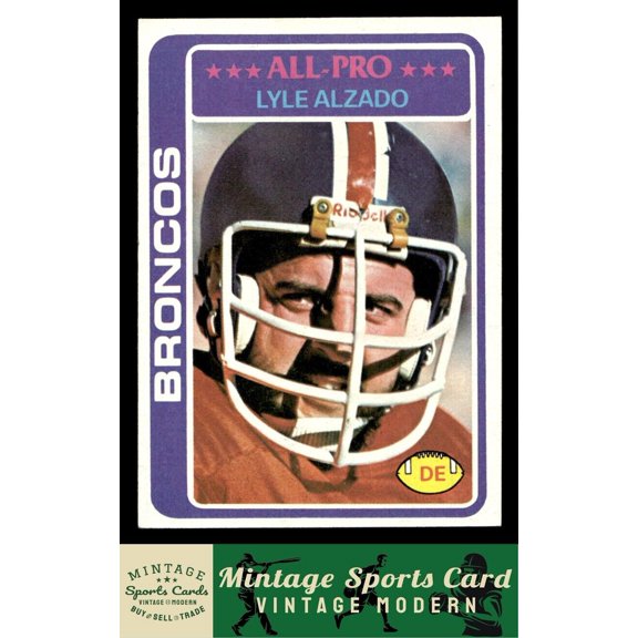 1978 Topps Lyle Alzado #40 Denver Broncos Football Card