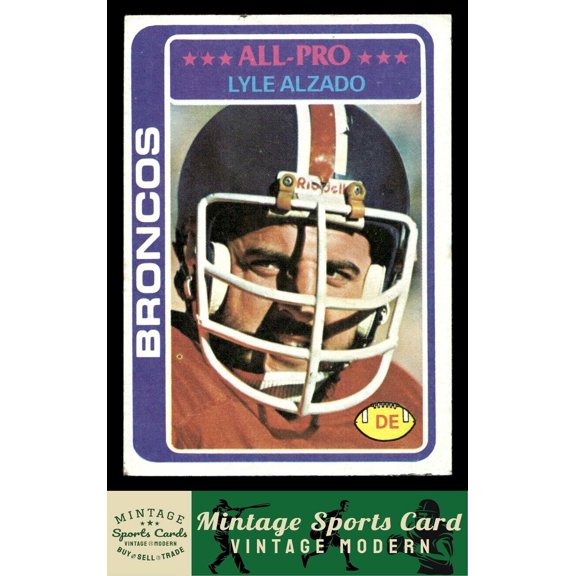 1978 Topps Denver Broncos Lyle Alzado #40 NFL Football Card