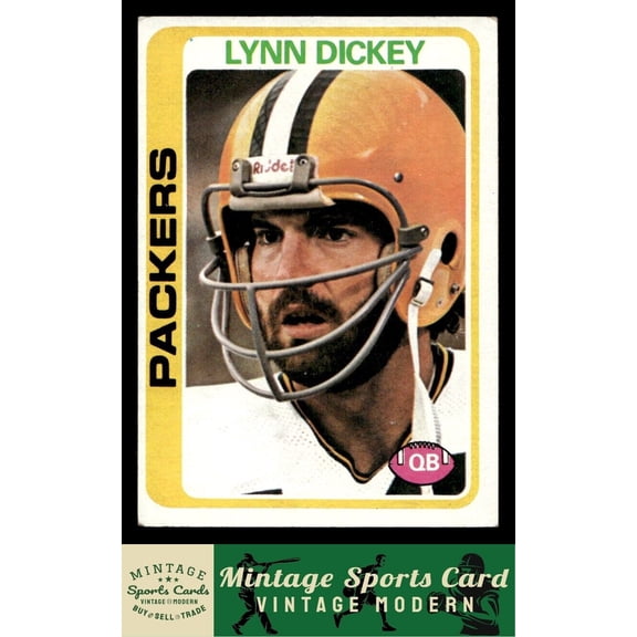 1978 Topps Lynn Dickey Green Bay Packers #78 Football Card