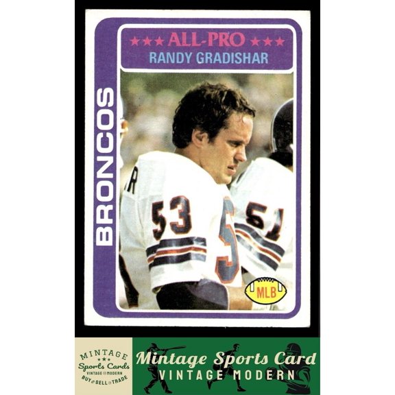 1978 Topps Denver Broncos Randy Gradishar #480 Football Card