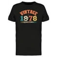 thumbnail image 1 of 1978 Vintage  T-Shirt Men -Image by Shutterstock, Male Medium, 1 of 2
