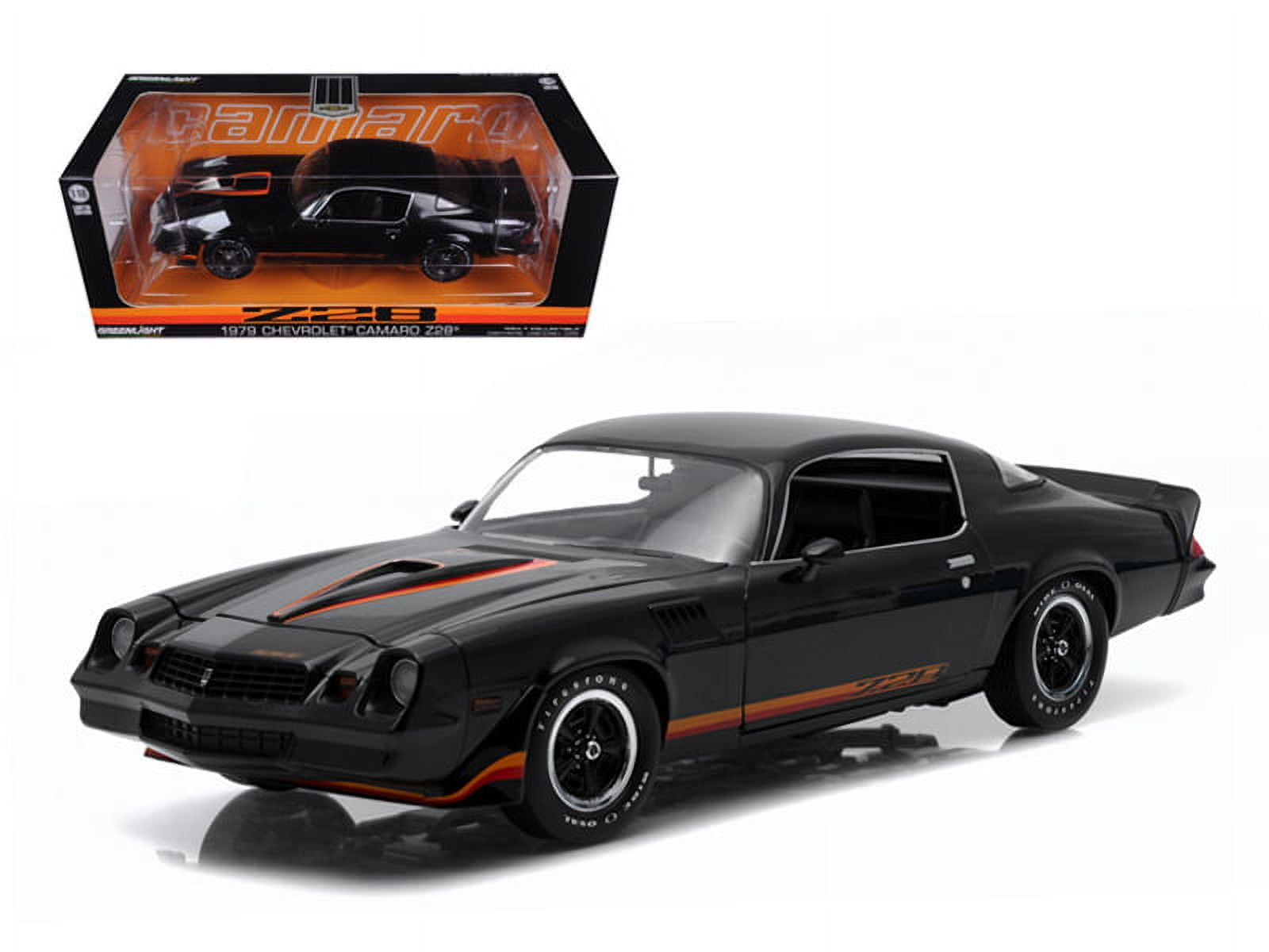 1979 CHEVROLET CAMARO Z28 ミニカー1/18 1979 Chevrolet Camaro Z/28 Black with Black Interior 1/18 Diecast