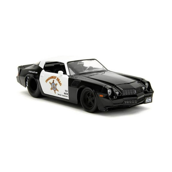 1979 Chevy Camaro Z28 "Highway Drag" Police, Black - Jada Toys 34203/4 - 1/24 Scale Diecast  Car