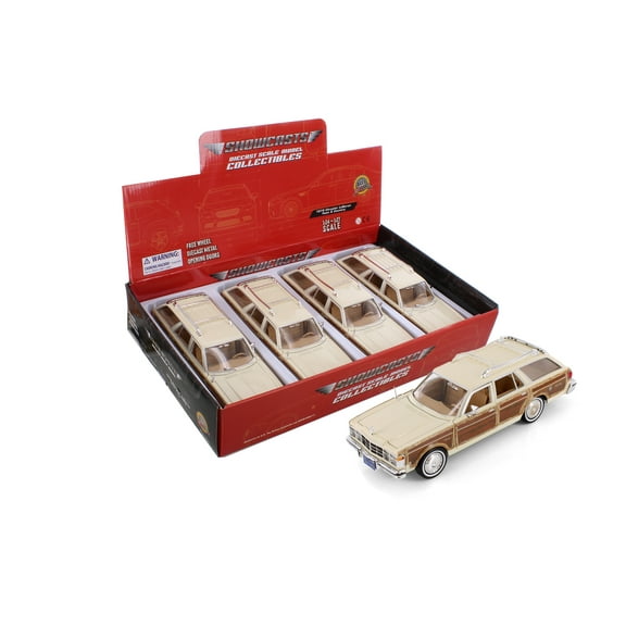 1979 Chrysler LeBaron Town & Country Wagon, Cream - Showcasts 77331D - 1/24 Scale Diecast Model Car
