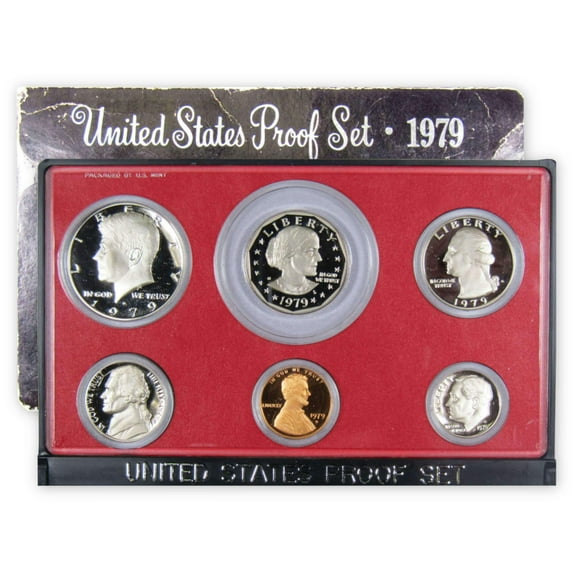 1979 Clad Proof Set Type 1 U.S. Mint Government Packaging OGP