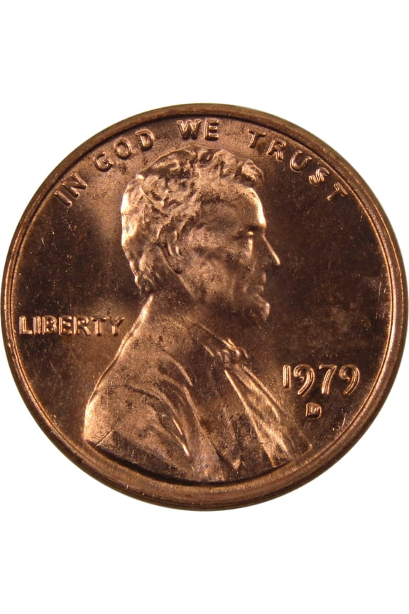 1979 D Lincoln Memorial Cent BU Uncirculated Penny 1c Coin