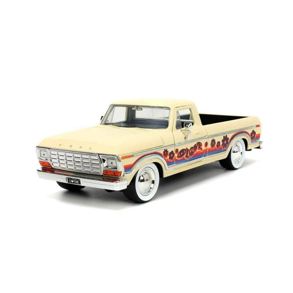 1979 Ford F-150 Pickup Truck, Cream - Jada Toys 31609 - 1/24 scale Diecast Model Toy Car