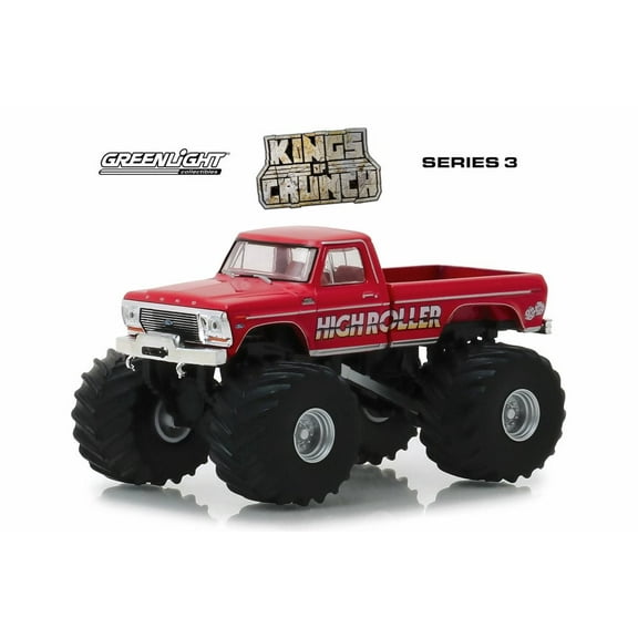 1979 Ford F-350 Monster Truck, High Roller - Greenlight 49030D/48 - 1/64 Scale Diecast Model Toy Car
