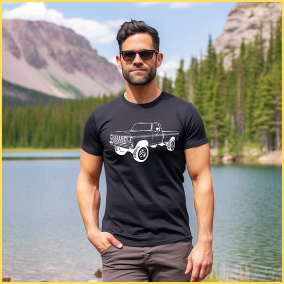 1979 Ford F250 Pickup Truck T-Shirt, Gift for Dad