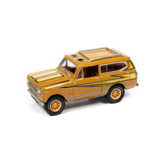 1979 International Scout II Midas Edition, Rallye Gold - Johnny Lightning - 1/64 scale Diecast Car