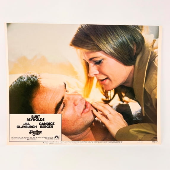 1979 Starting Over Vintage Movie Lobby Card No.2 Burt Reynolds Jill Clayburgh